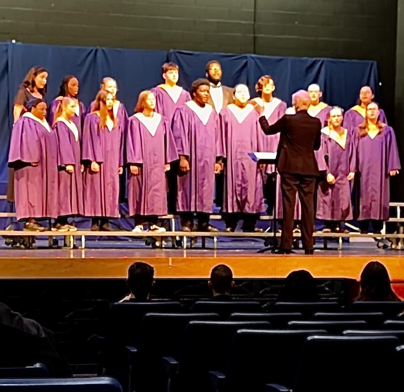 MHS Concert Choir competes at ISSMA organizational contest in April 2024.